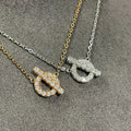 HERMES ECHAPEE NECKLACE DIAMOND