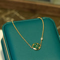 LOUIS VUITTON SUN MALACHITE 1 DIAMOND PINK GOLD BRACELET