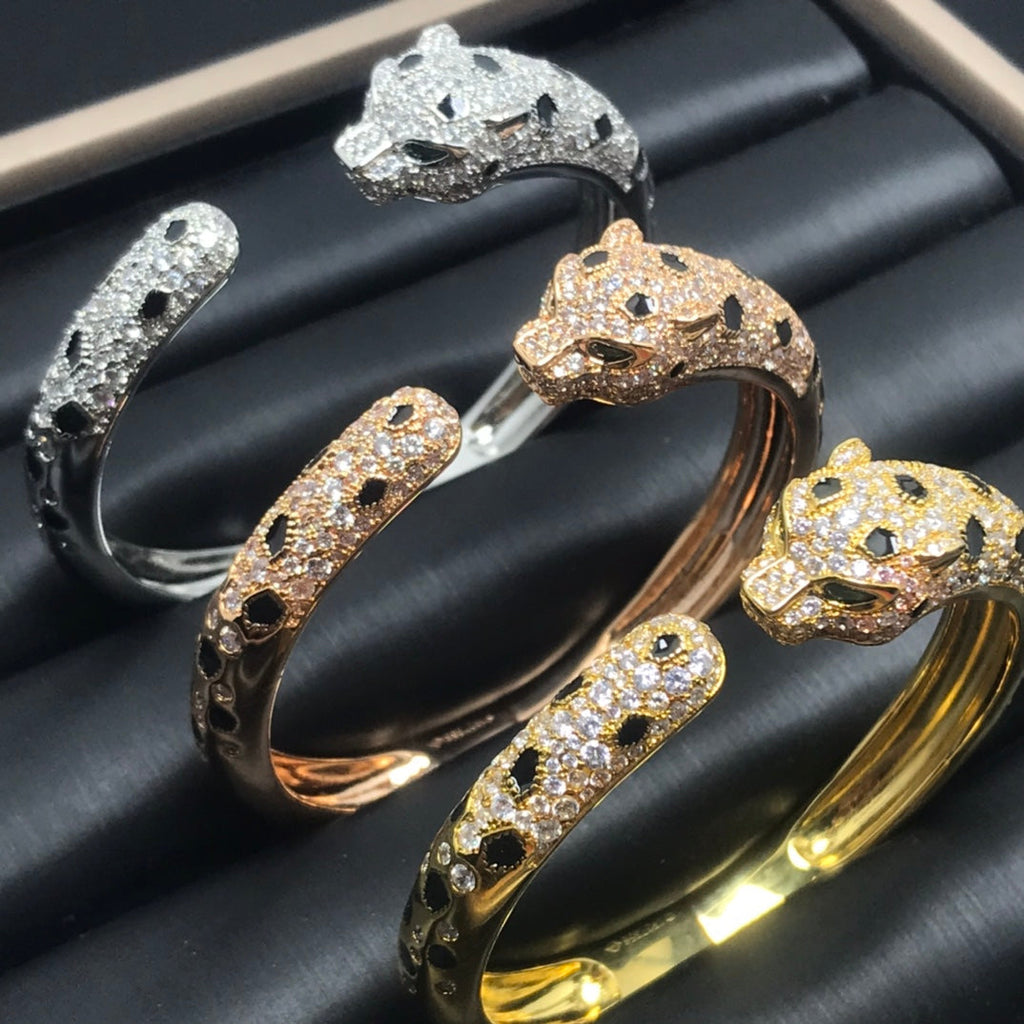 CARTIER PANTHERE BIG BRACELET DIAMONDS