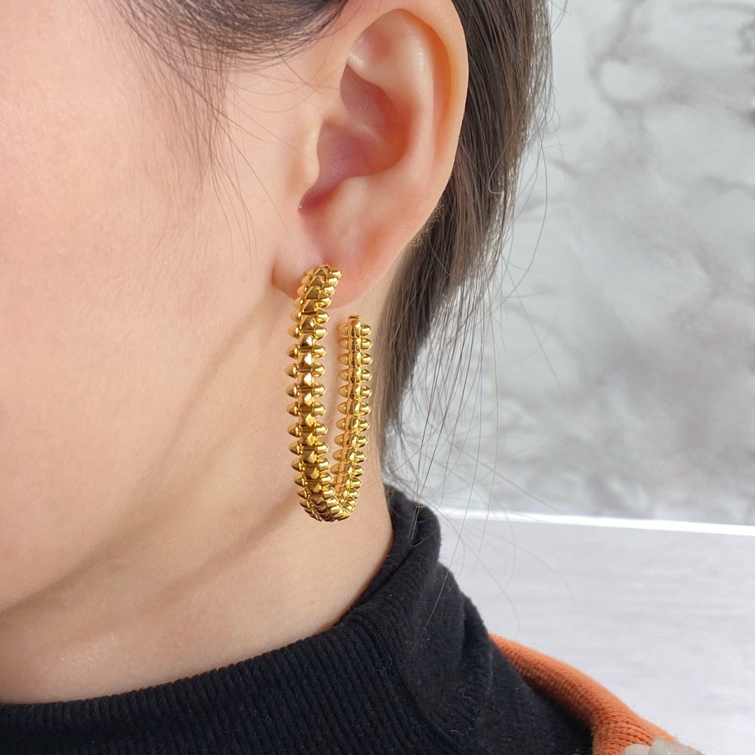 CARTIER CLASH HOOP EARRINGS