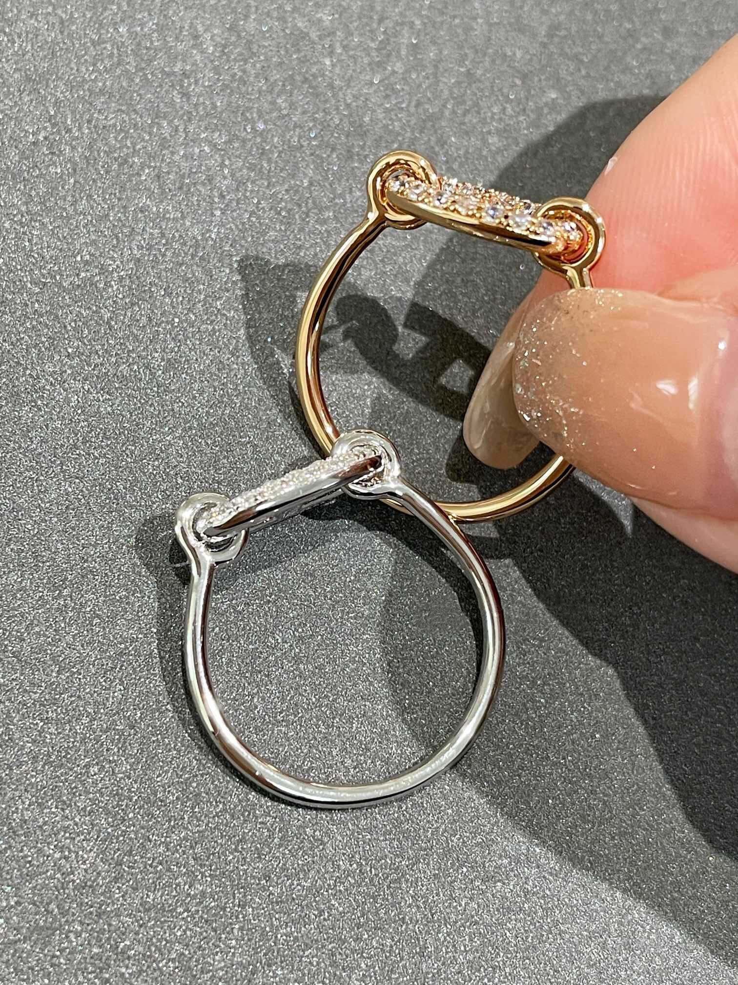 HERMES RONDE SMALL DIAMOND RING