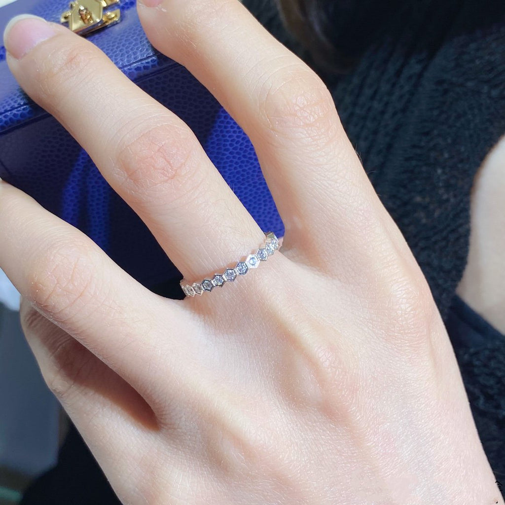 CHAUMET BEE LOVE DIAMOND PAVED SMALL RING
