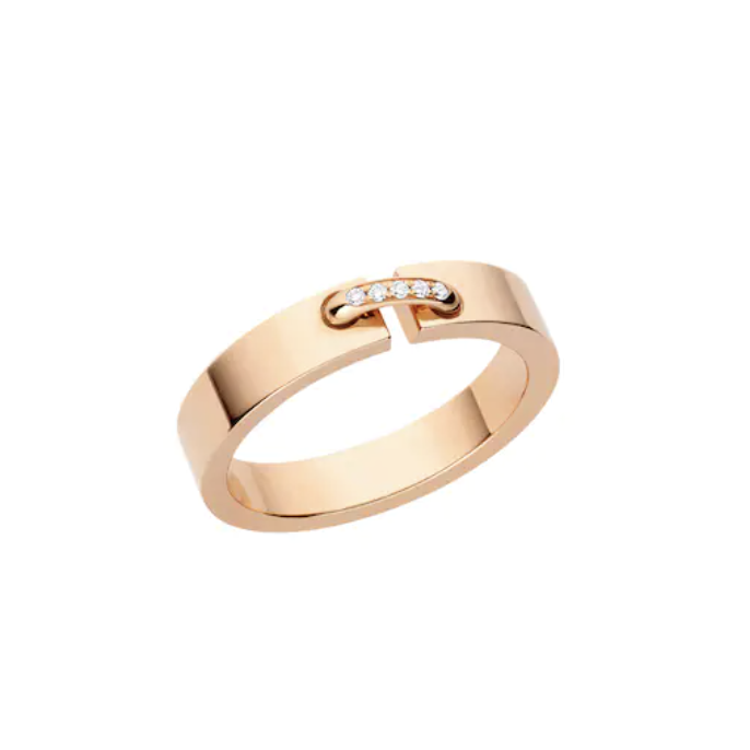 CHAUMET ALLIANCE LIENS VIDENCE DIAMOND 4MM RING