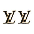 18K Louis Vuitton Iconic Black Earrings