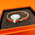 HERMES CLASSIC HM CLIC RED 8MM ENAMEL BRACELET