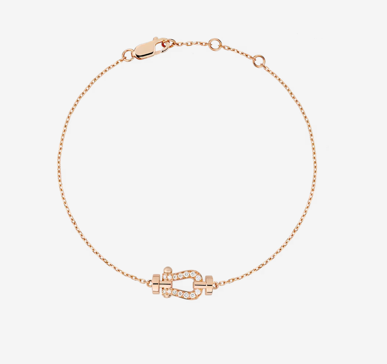 FRED FORCE 10 FULL DIAMOND BUCKLE CHAIN LINK MINI MODEL
