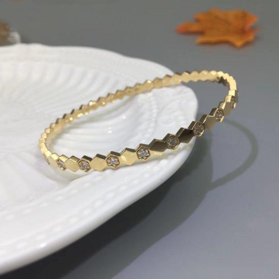 CHAUMET BEE LOVE GOLD DIAMOND BRACELET