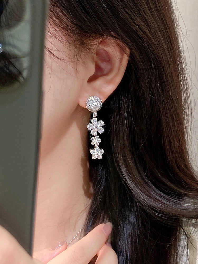 18K Folie Des Pr¨¦s Earrings