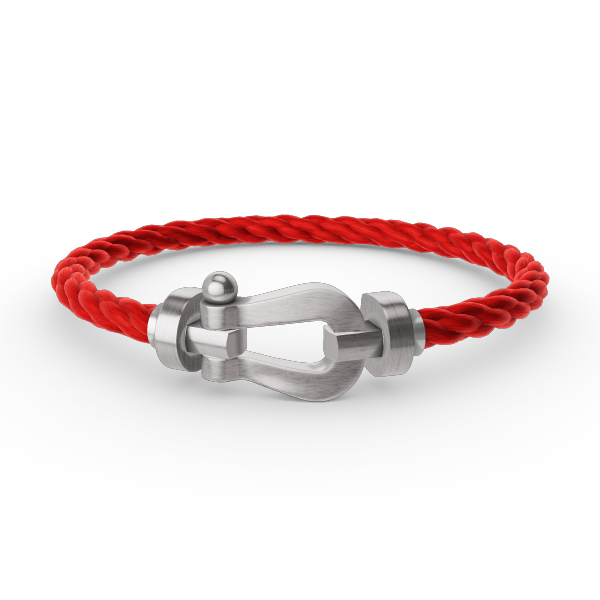 FRED FORCE LARGE HORSESHOE NO DIAMOND BRACELET SILVER