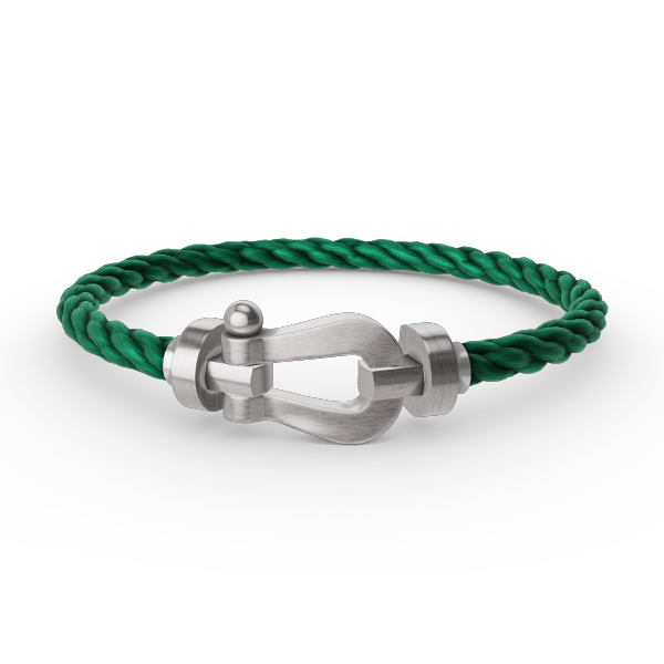FRED FORCE LARGE HORSESHOE NO DIAMOND BRACELET SILVER